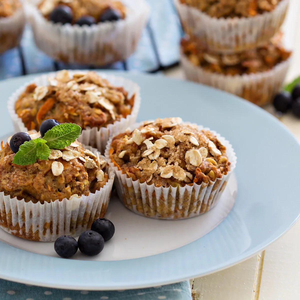 Muesli Muffins Recipe - Delicious, Wholesome, Ideal for Breakfast, Snack | Bagrry's