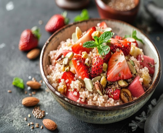Quinoa Breakfast Bowl
 &ndash; Bagrry's