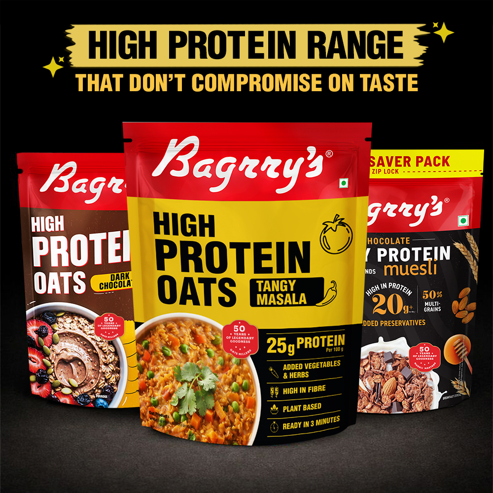 High Protein Oats - Tangy Masala 400g Pouch