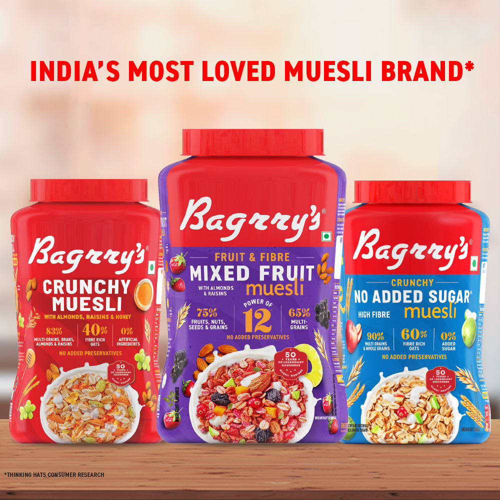 Fruit & Fibre Muesli Mixed Fruit with Almonds & Raisins