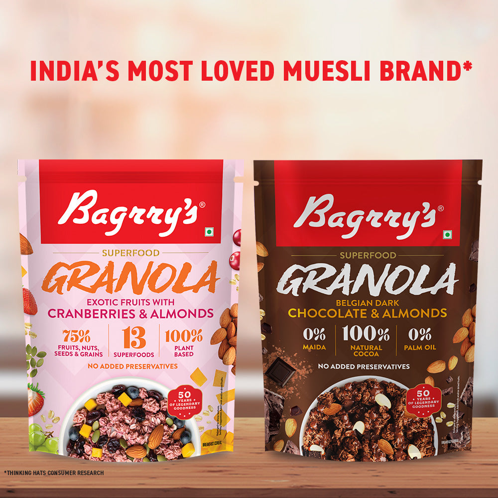 Granola - Belgian Dark Chocolate & Almonds, 400g