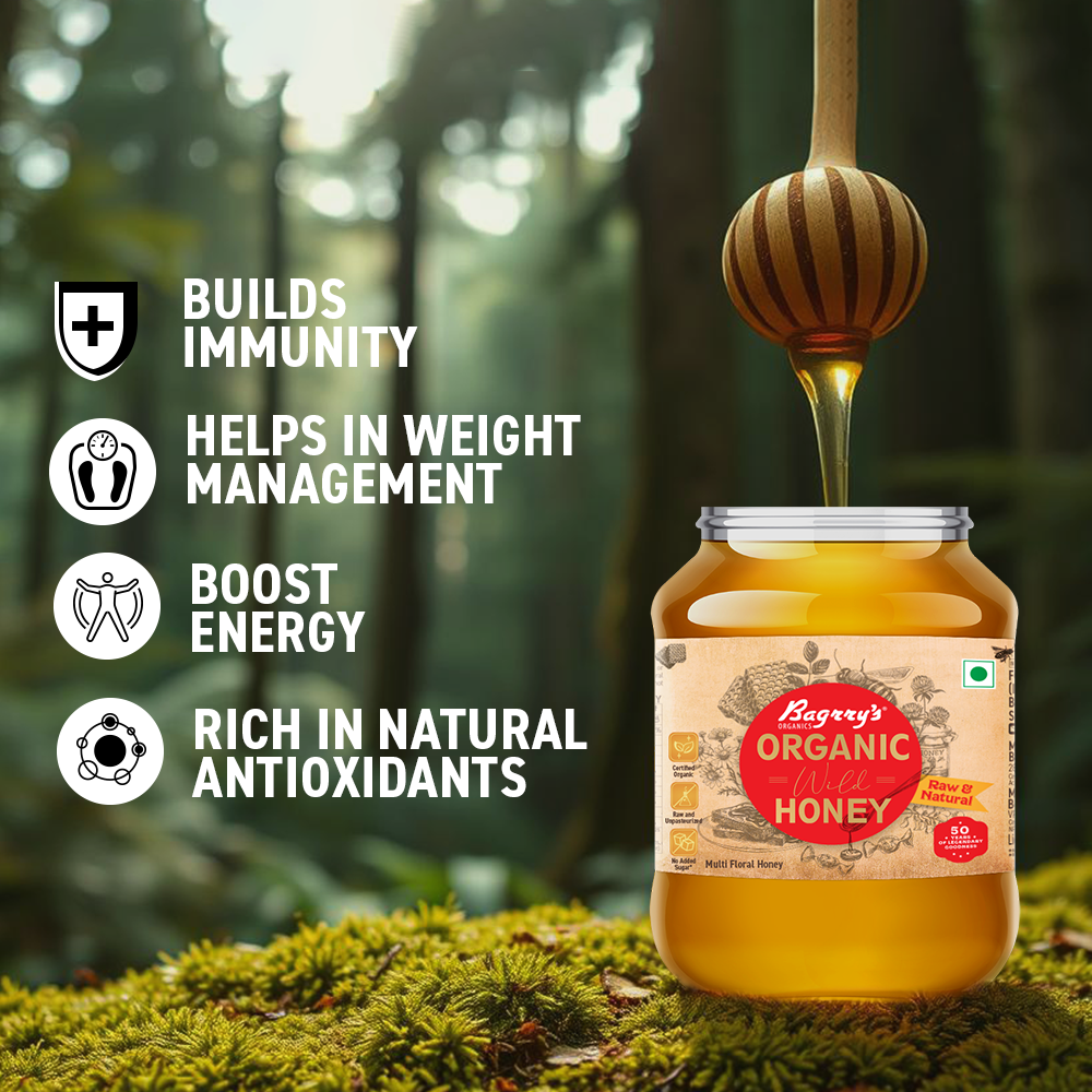 Organic Honey - Raw & Natural, 500g
