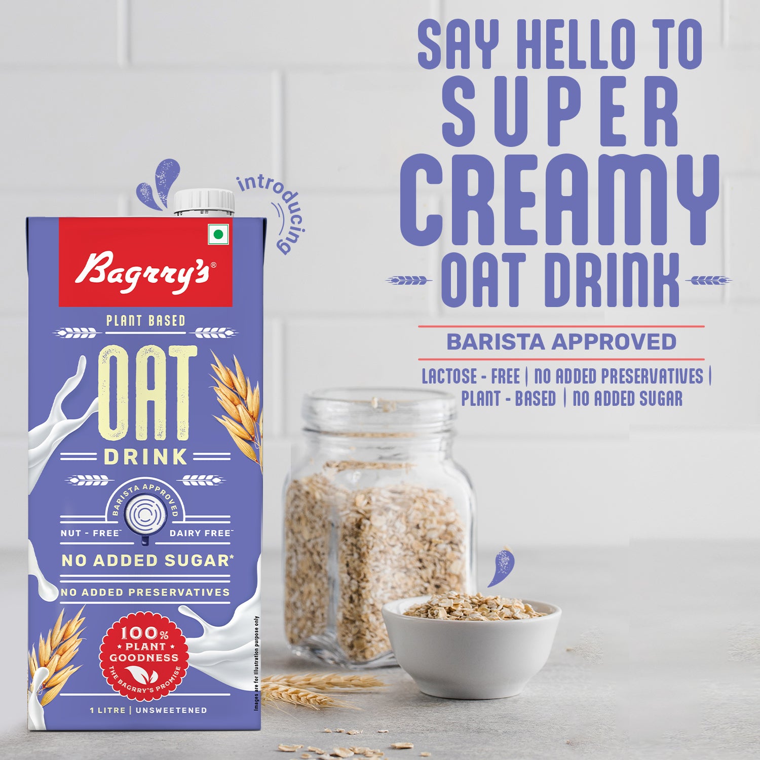 Oats Drink 1 Litre - Plant Based