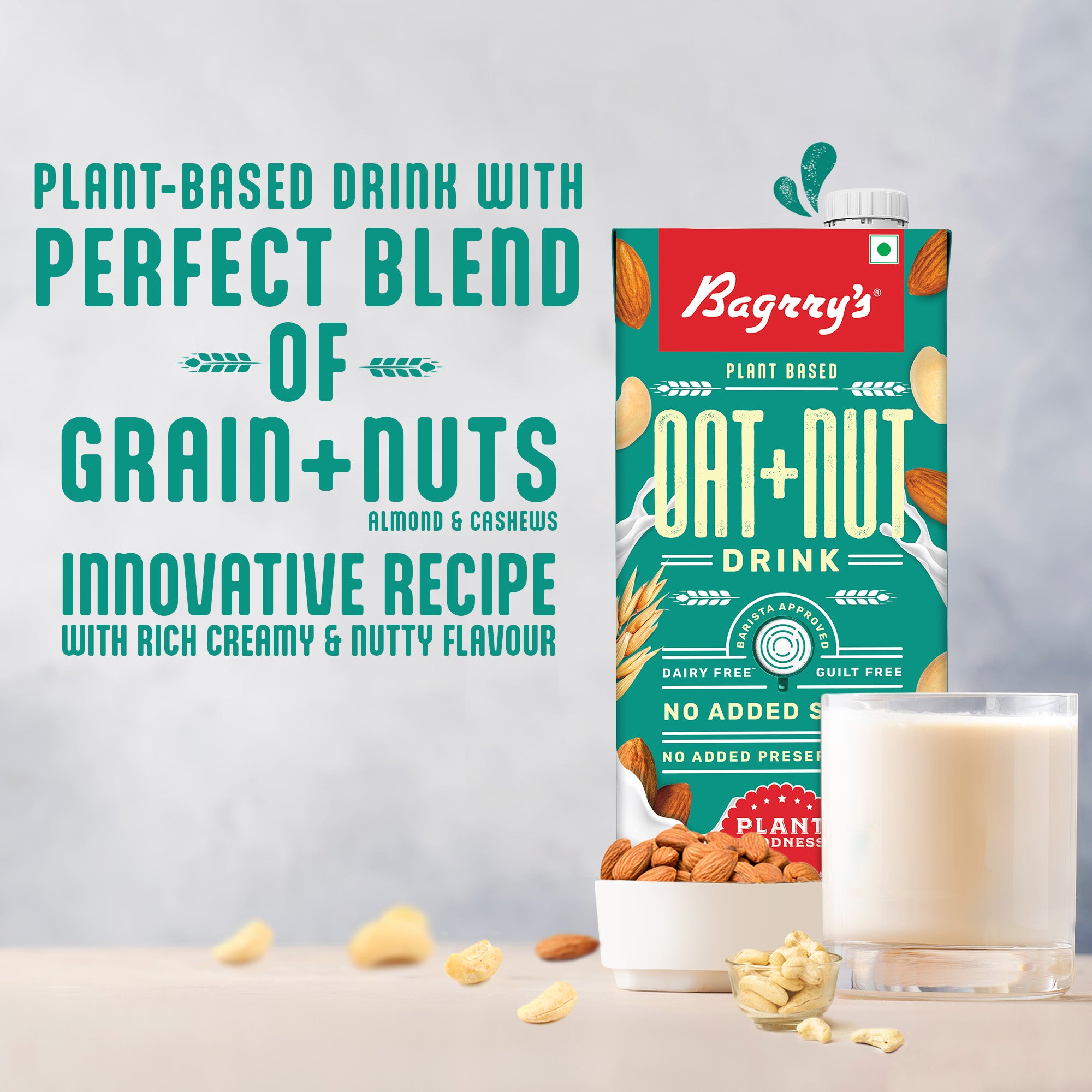 Oat & Nut Drink 1L- Plant Based