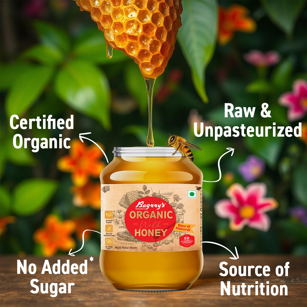 Organic Honey - Raw & Natural, 500g