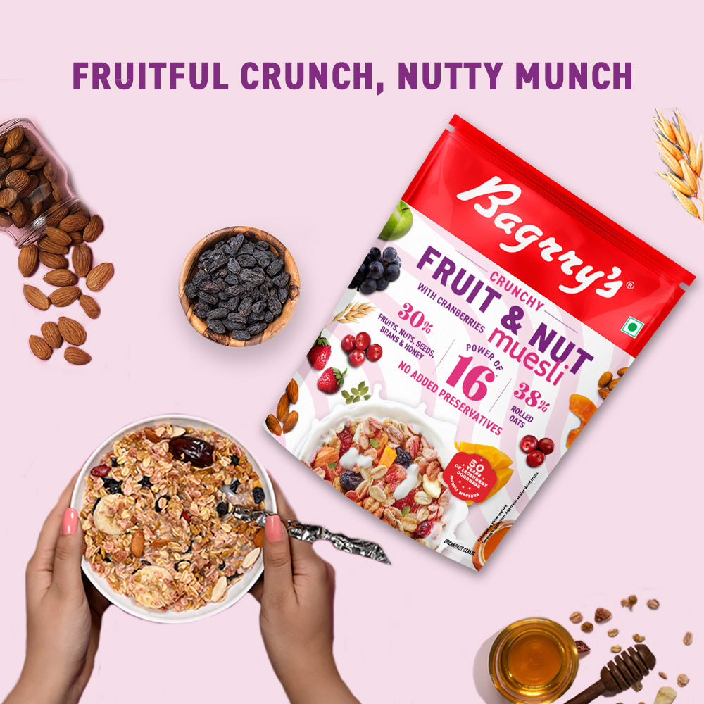 Crunchy Muesli Fruit & Nut with Cranberries