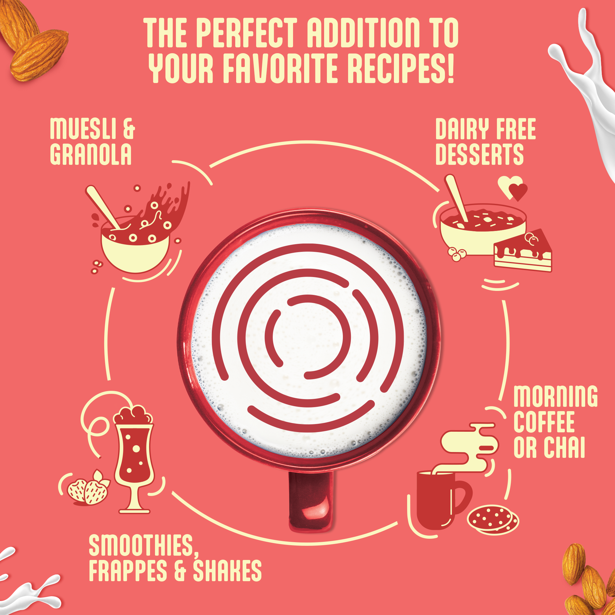 Almond Drink 1L- Plant Based, Gluten Free