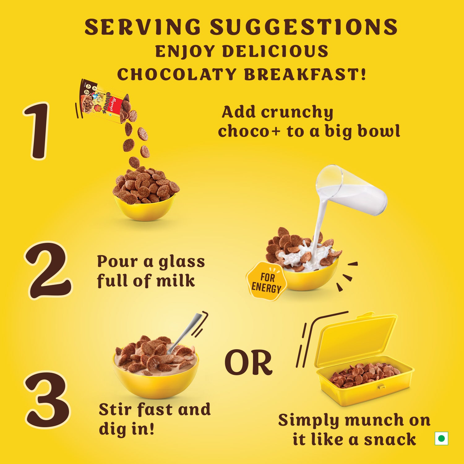 Choco+ with 3 Great Grains (Oats, Whole Wheat, Rice)