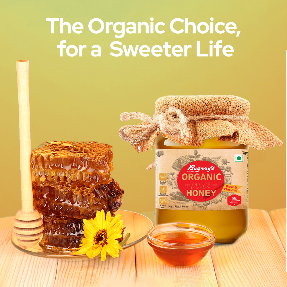 Organic Honey - Raw & Natural, 500g
