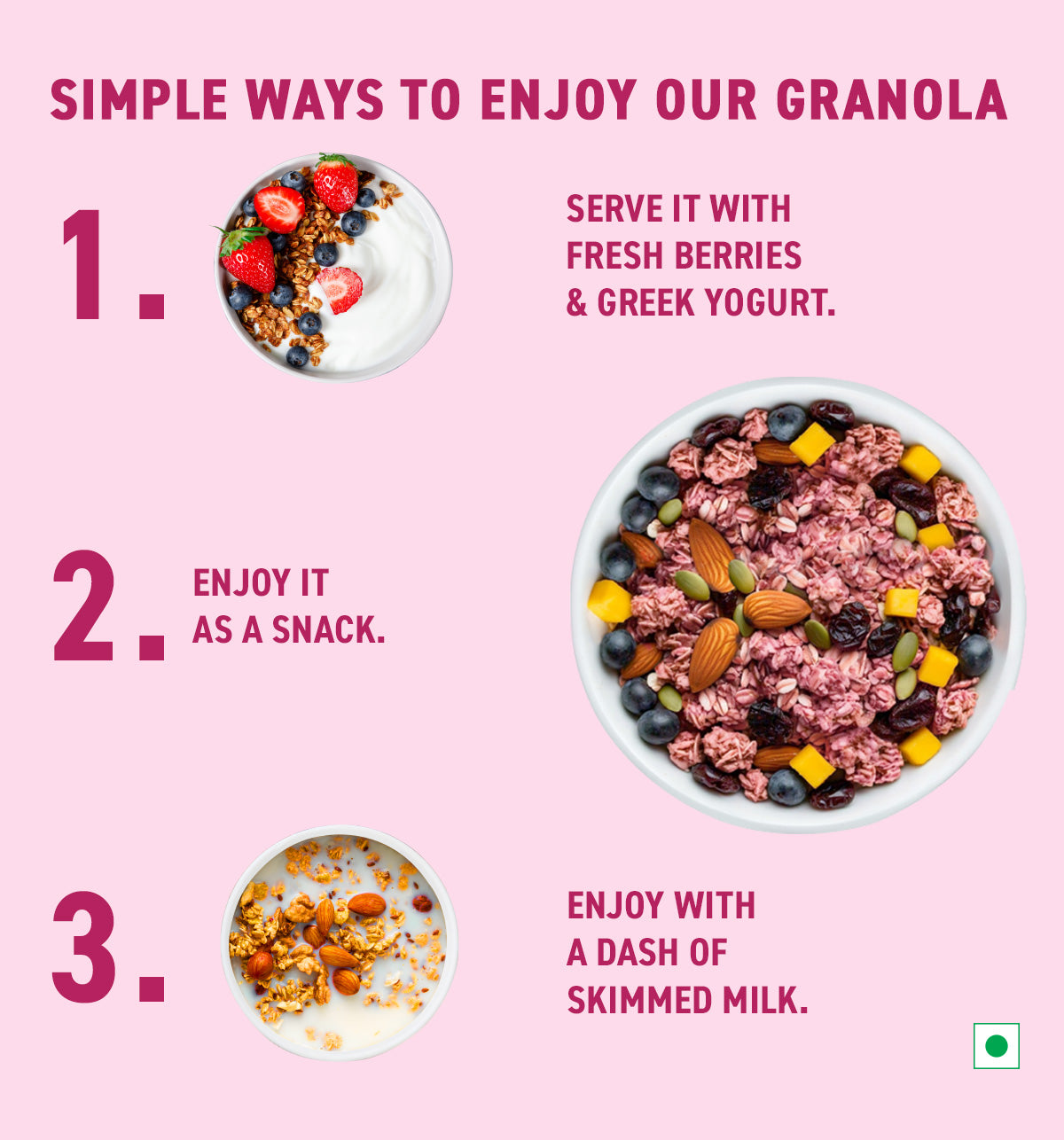 Exotic Fruits Granola - 13 Superfoods, 400g