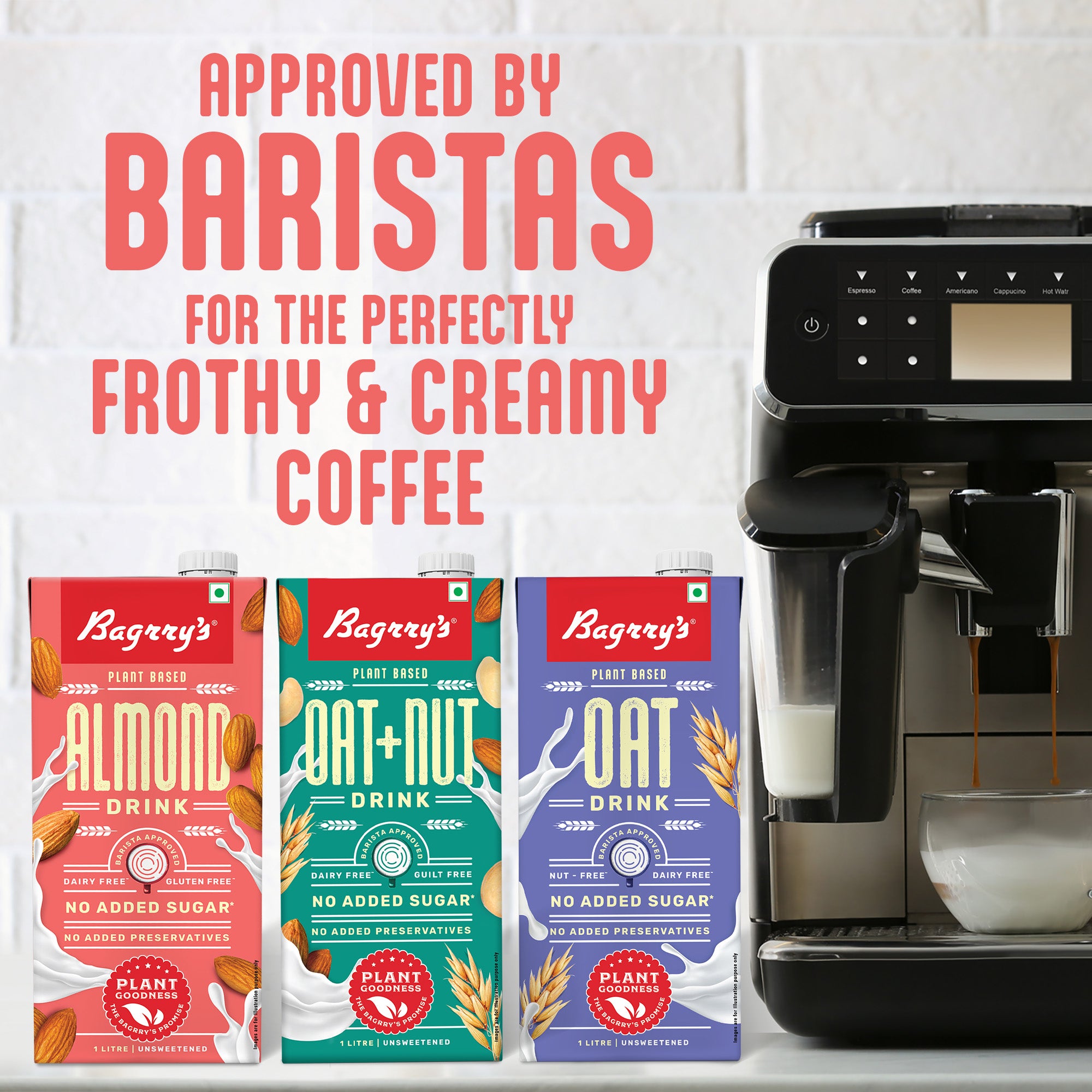 Almond Drink 1L- Plant Based, Gluten Free