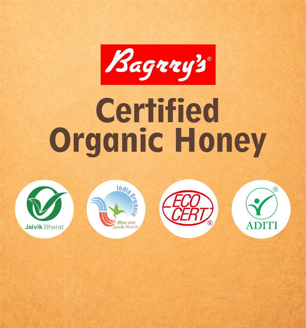 Organic Honey - Raw & Natural, 500g