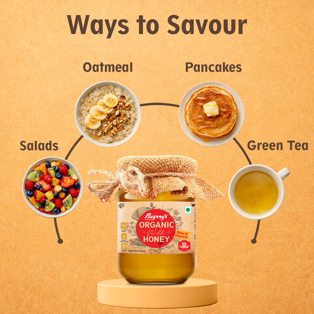 Organic Honey - Raw & Natural, 500g