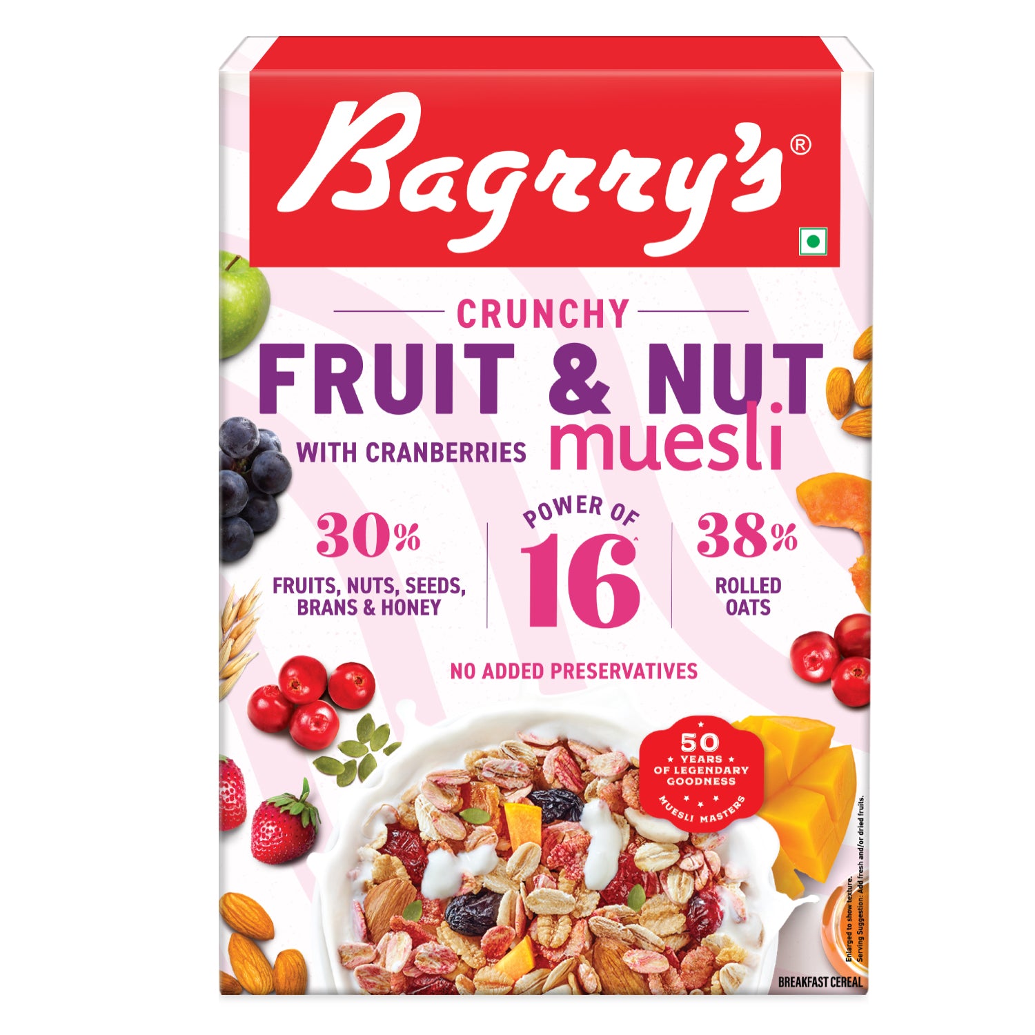 Crunchy Muesli Fruit & Nut with Cranberries