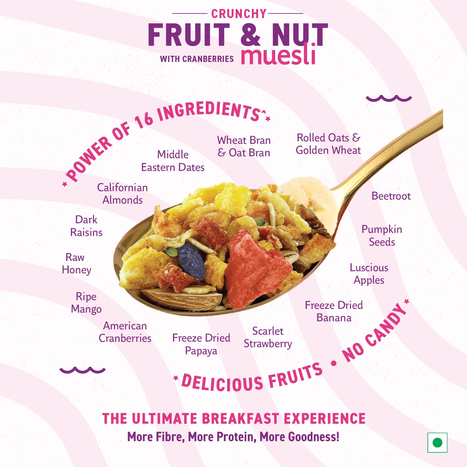 Crunchy Muesli Fruit & Nut with Cranberries