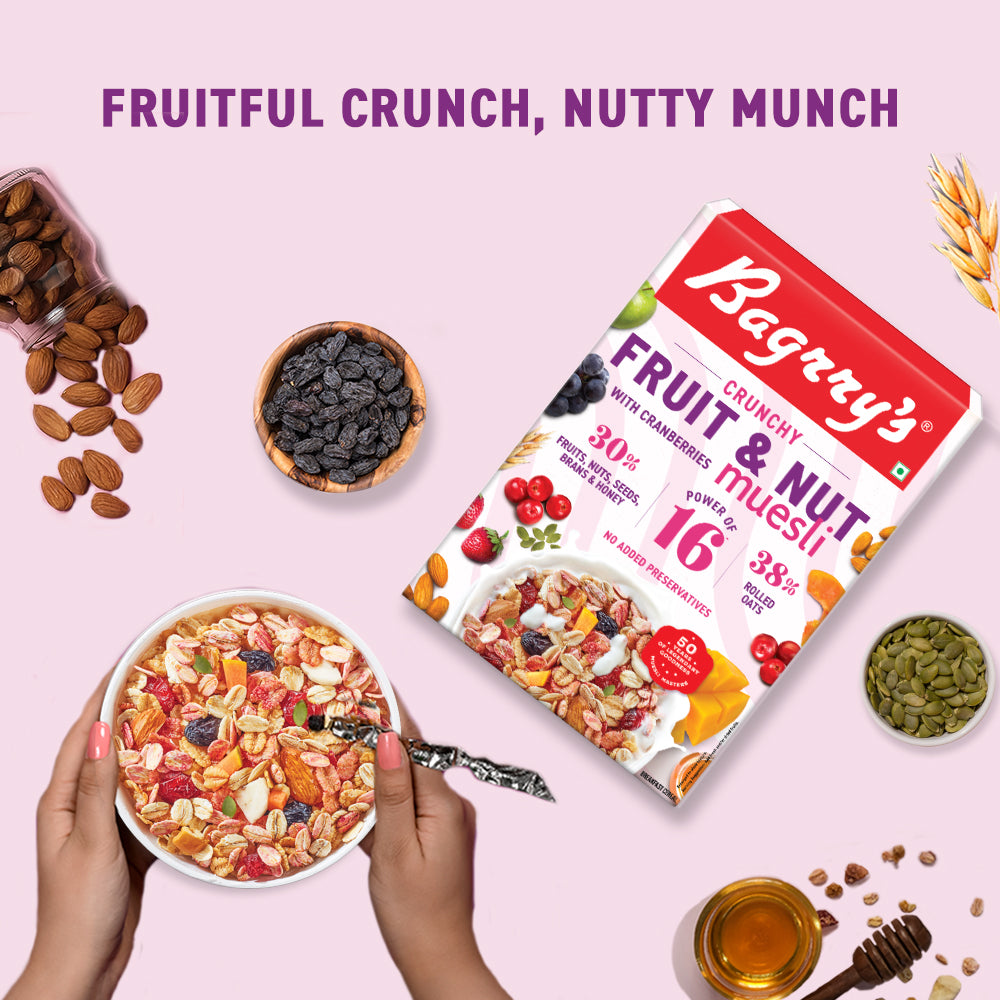 Crunchy Muesli Fruit & Nut with Cranberries