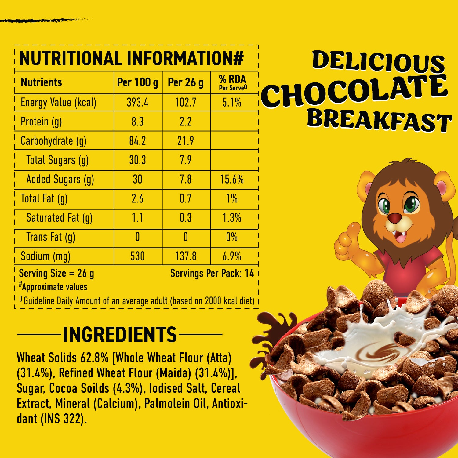 Lawrence Mills Choco Crunch, 375g Pouch