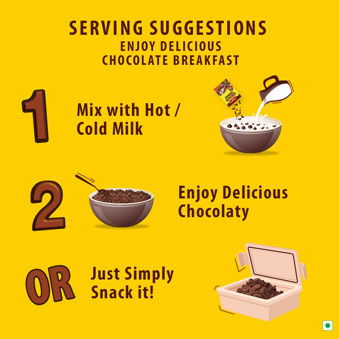 Lawrence Mills Choco Crunch, 375g Pouch