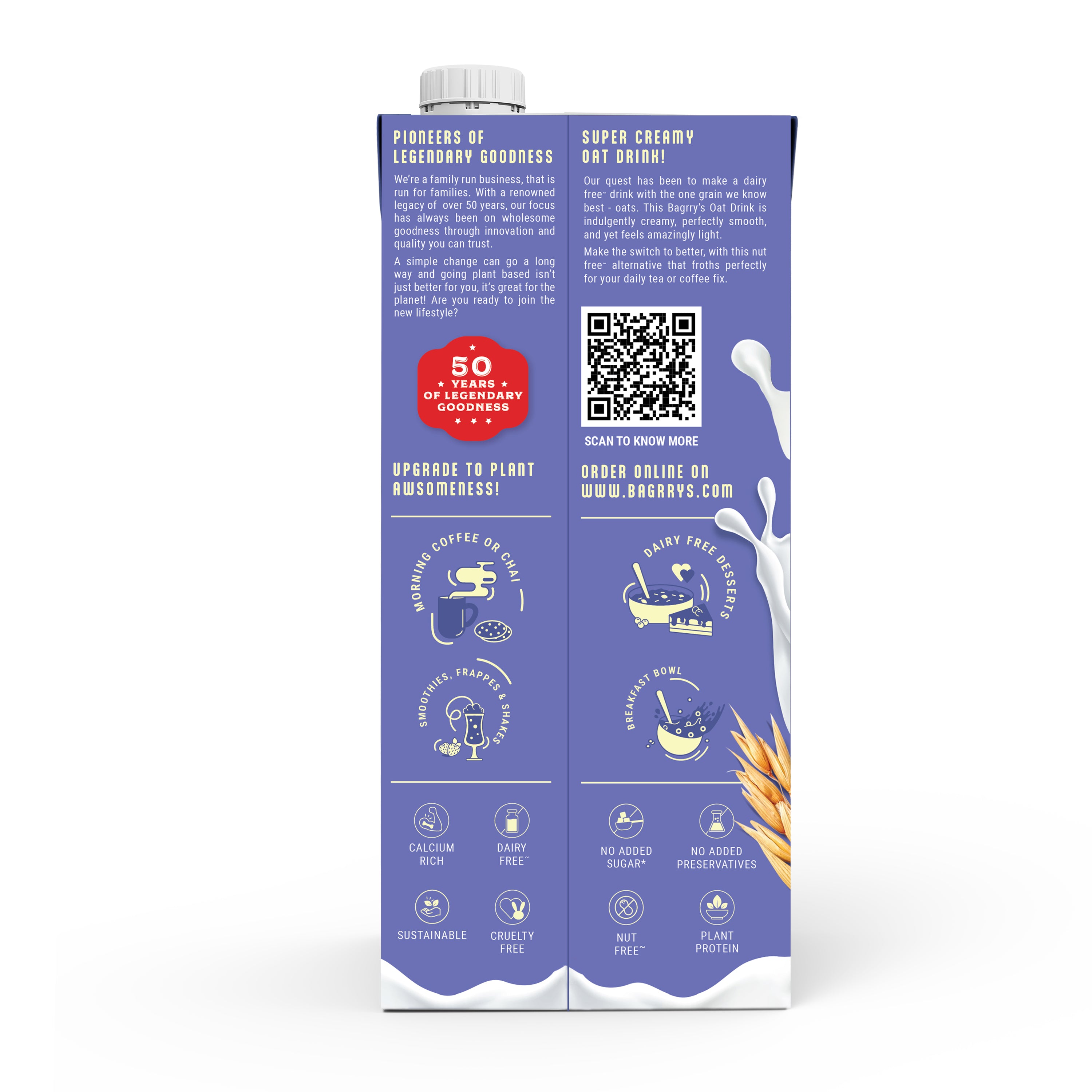 Plant Based Oats Drink 1 Liter