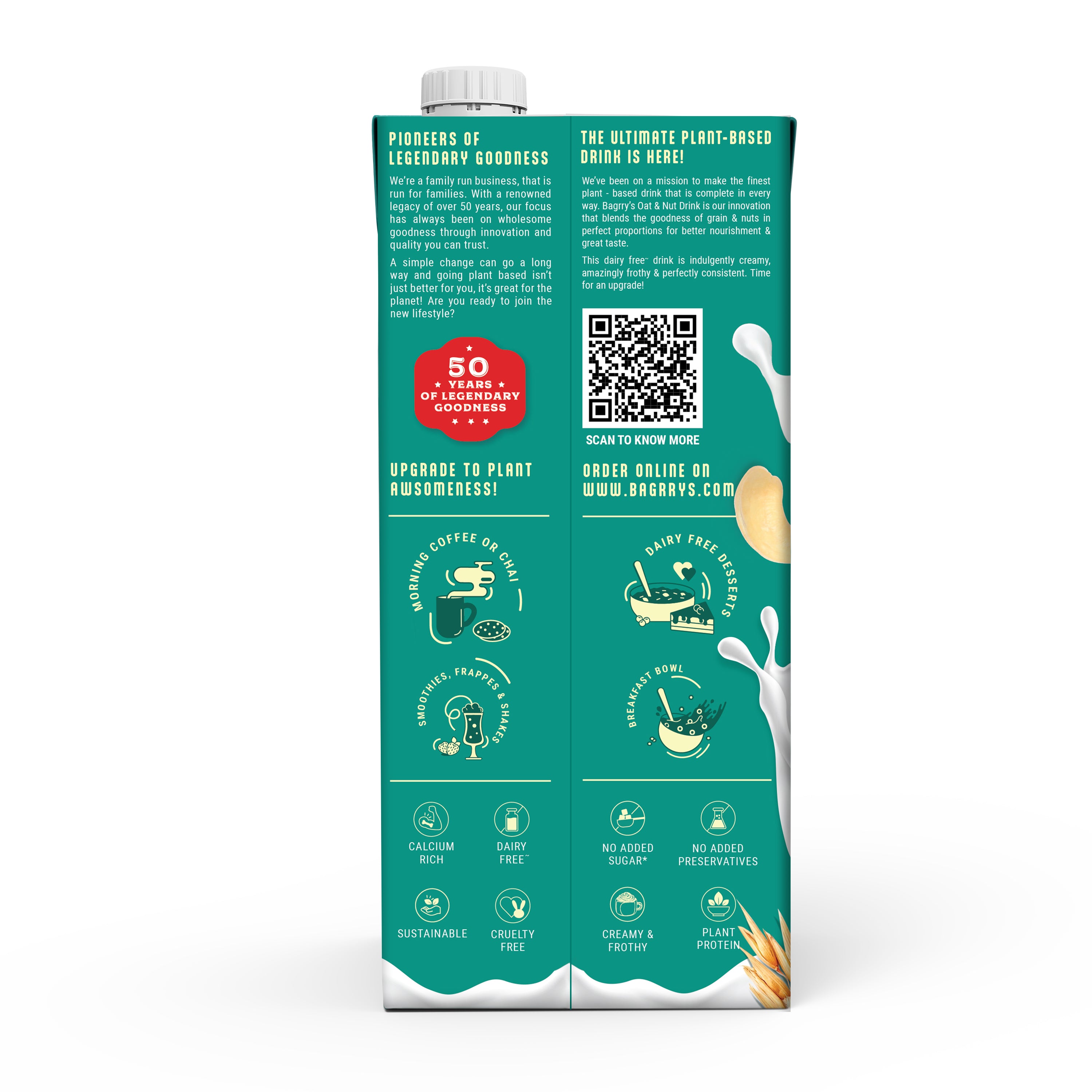 Plant Based Oat + Nut Drink 1 Liter