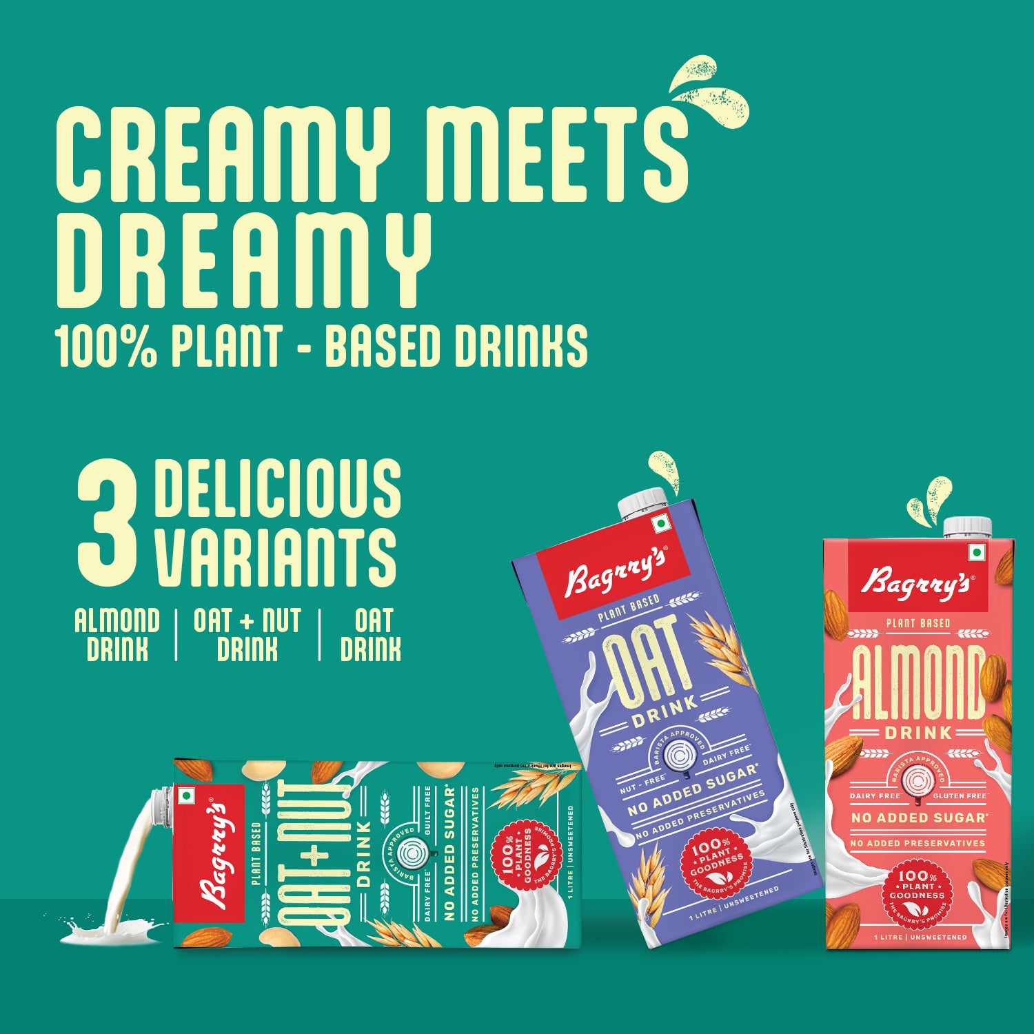 Plant Based Oat + Nut Drink 1 Liter