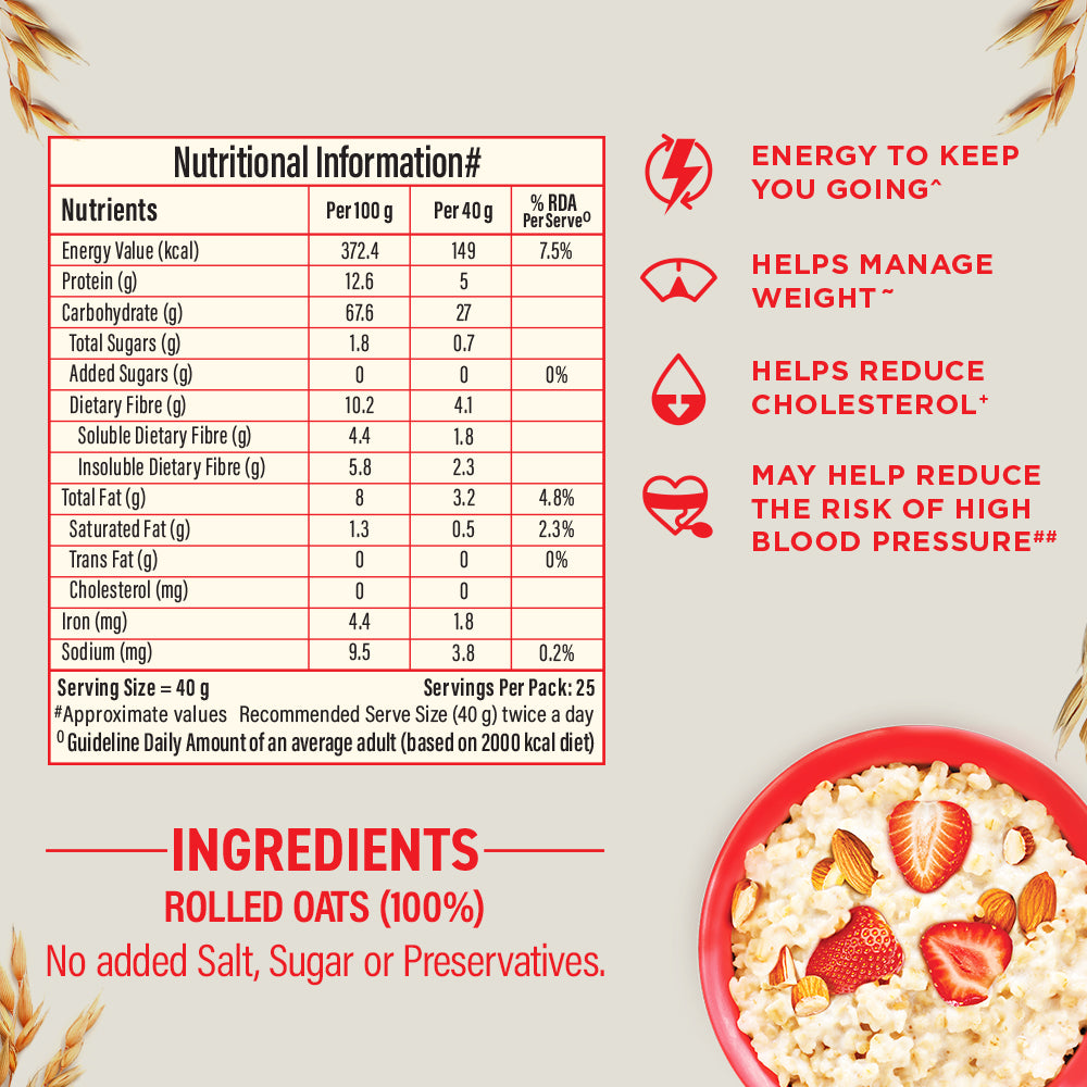 White Oats - Made from Premium Steel Cut Oats