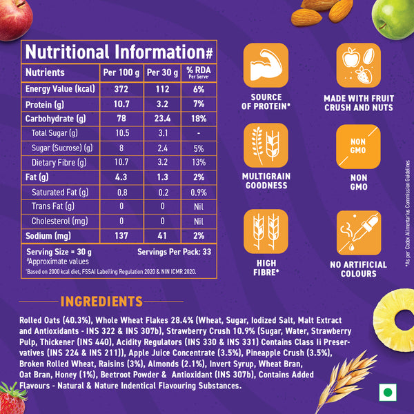 Fruit & Fibre Muesli with Mixed Fruit