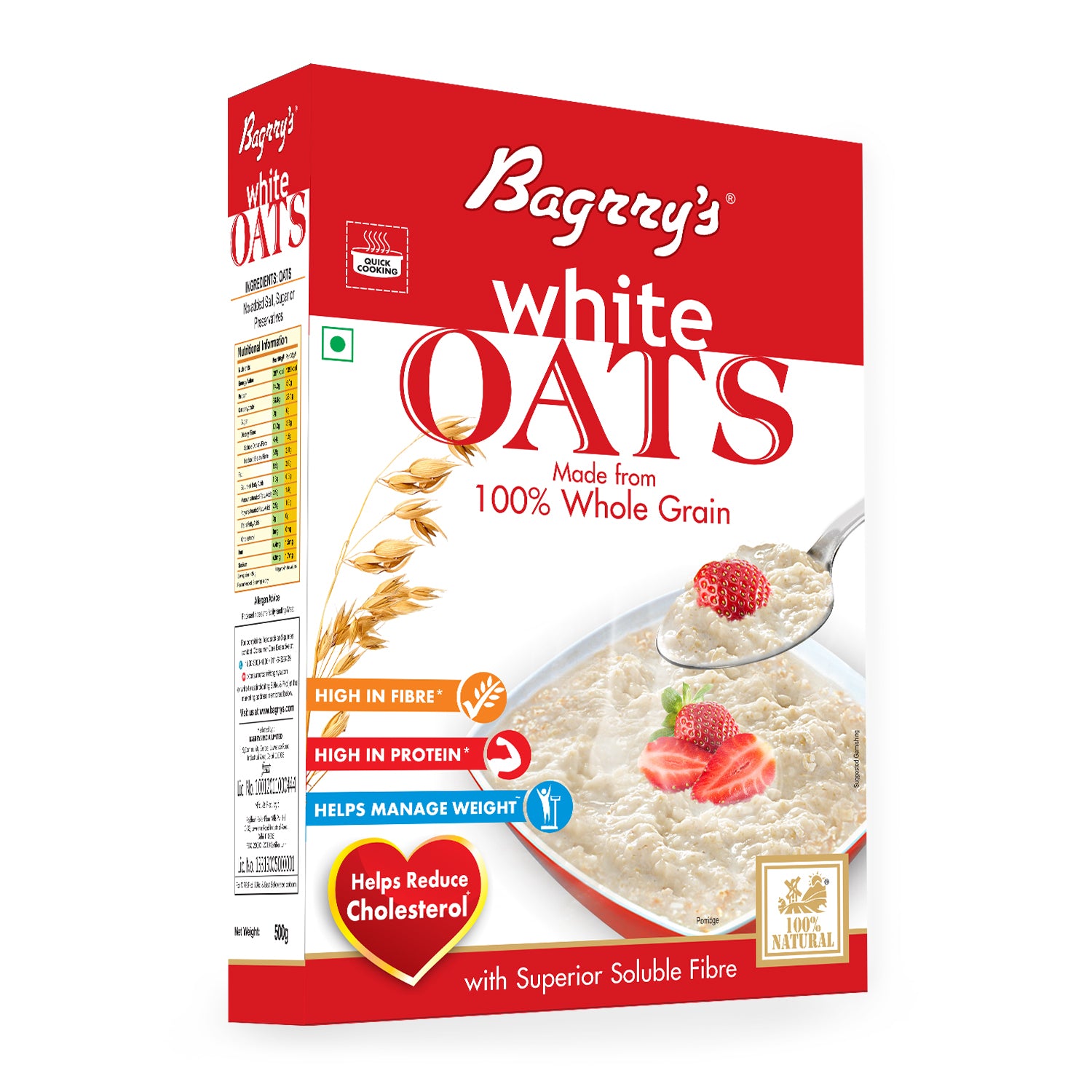 White Oats Box 500 GM