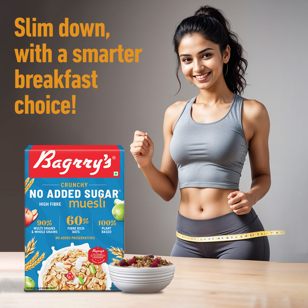 Watching Weight? Learn about 5 Health Benefits of Bagrry’s No Added Sugar Muesli