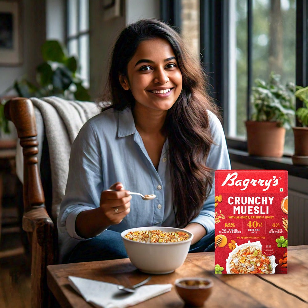 Discover Taste and Nutrition with Bagrry’s Crunchy Muesli