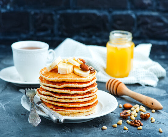 Muesli-Banana Pancakes