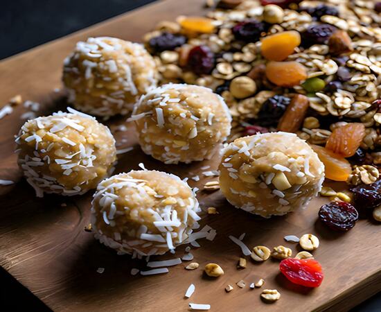 Muesli and Coconut Energy Balls