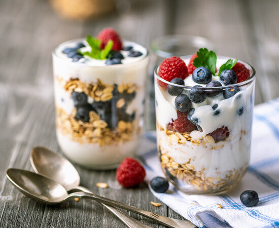 Oats and Yoghurt Parfait