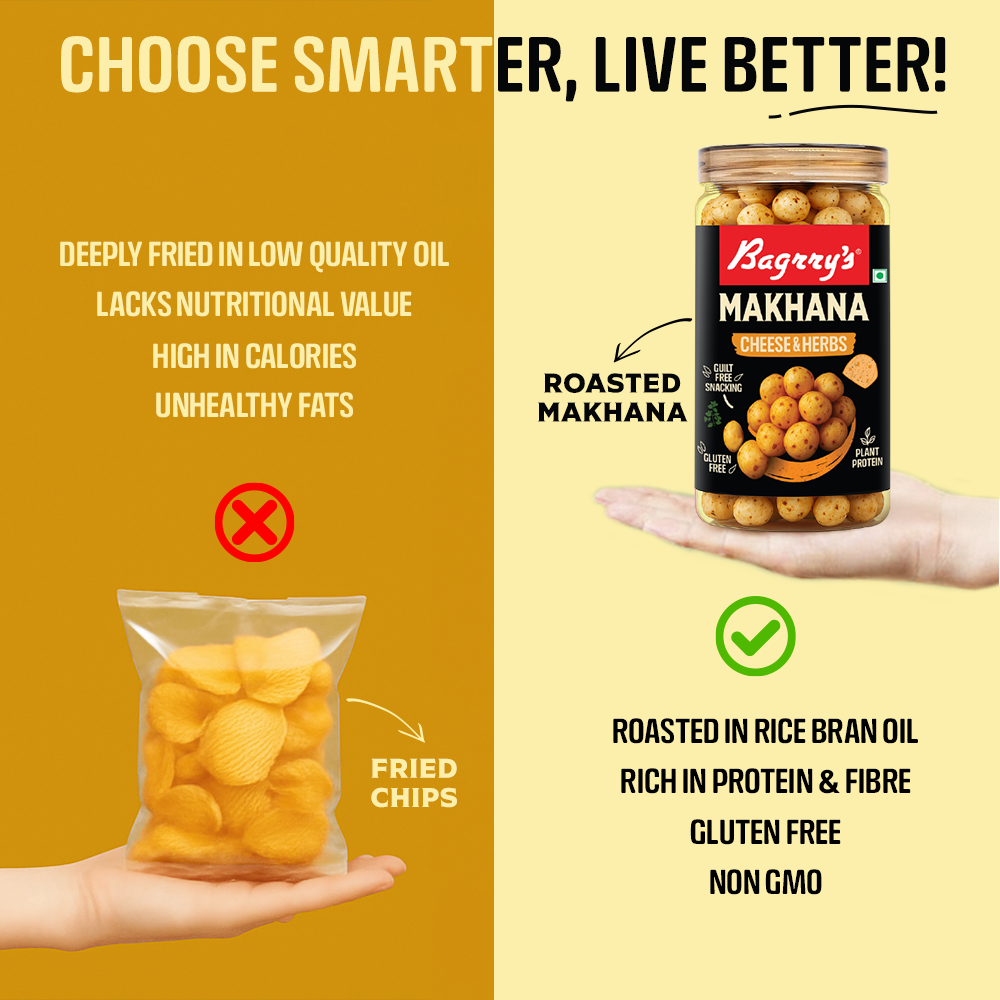 Makhana - Cheese &amp; Herbs 70g