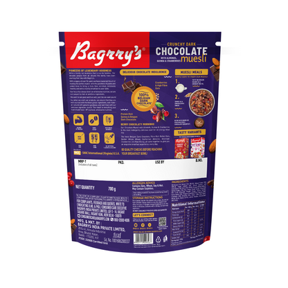 Chocolate Muesli – Chocolate, Cranberries, Quinoa