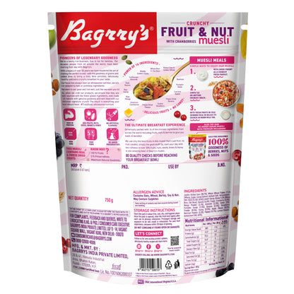 Crunchy Muesli Fruit &amp; Nut with Cranberries