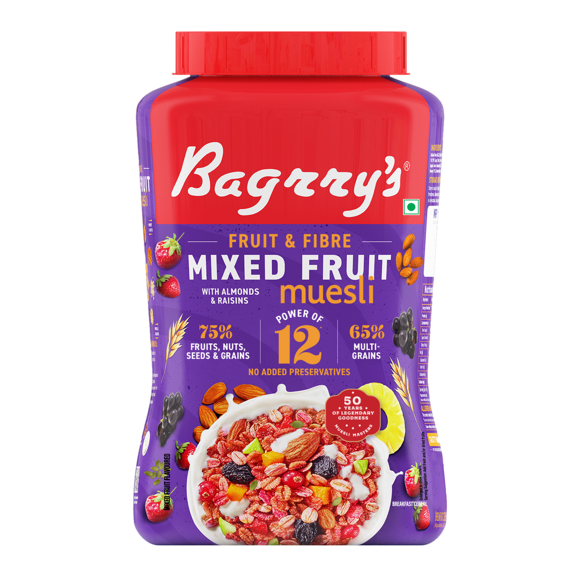 Fruit &amp; Fibre Muesli Mixed Fruit with Almonds &amp; Raisins