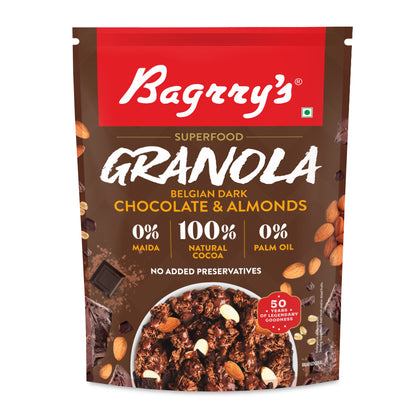 Granola - Belgian Dark Chocolate &amp; Almonds, 400g