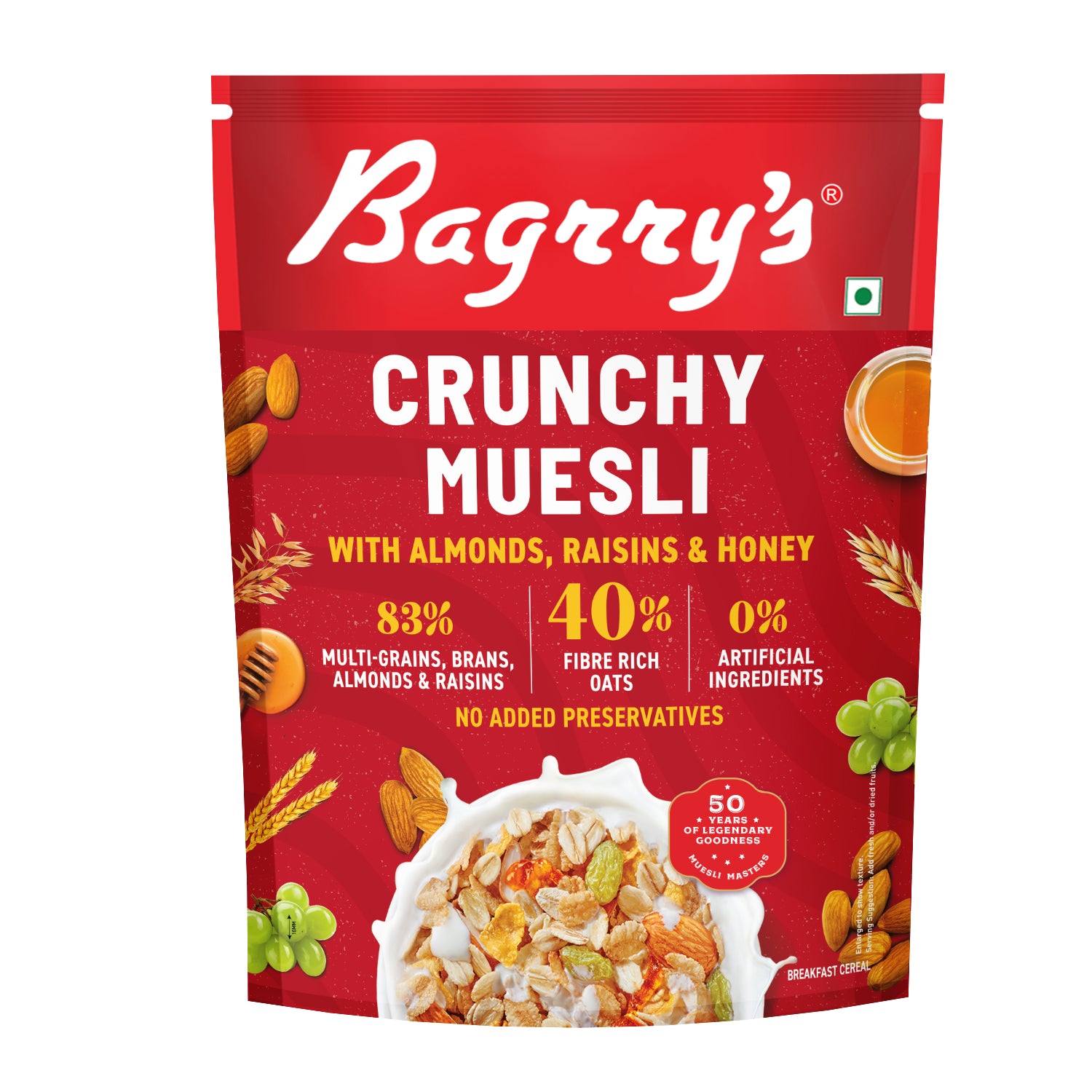 Crunchy Muesli - Almonds, Raisins &amp; Honey