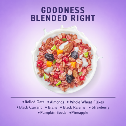 Fruit &amp; Fibre Muesli Mixed Fruit with Almonds &amp; Raisins