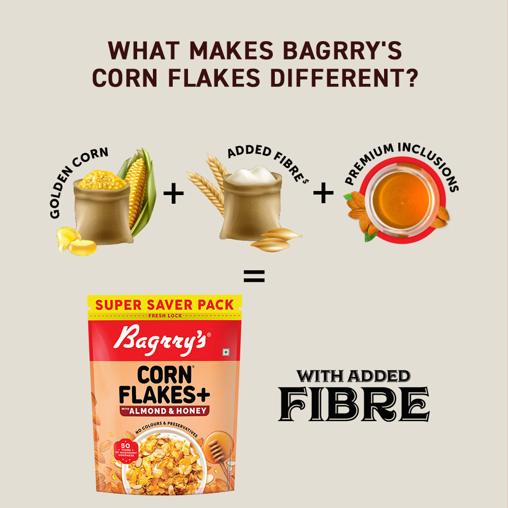 Corn Flakes Plus - Almond &amp; Honey