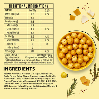 Makhana - Cheese &amp; Herbs 70g