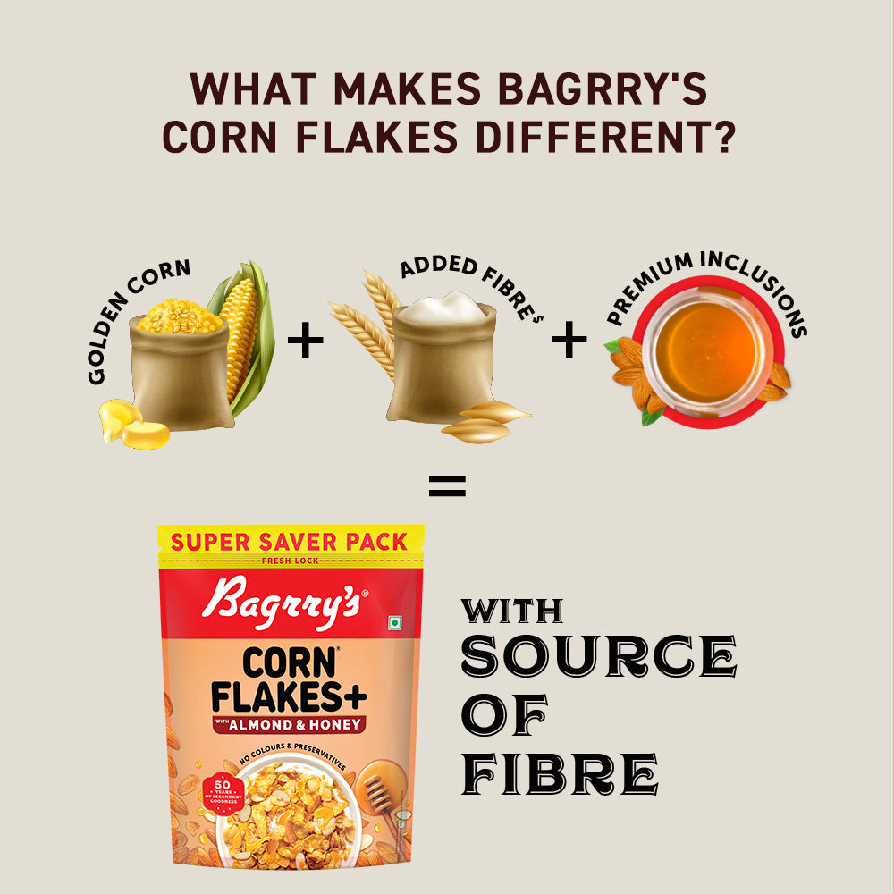 Corn Flakes Plus - Almond &amp; Honey