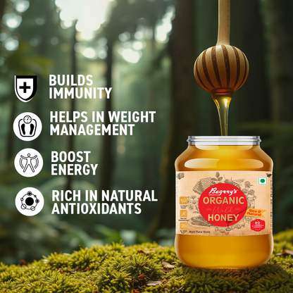 Organic Honey - Raw &amp; Natural, 500g