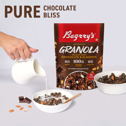 Granola - Belgian Dark Chocolate &amp; Almonds, 400g