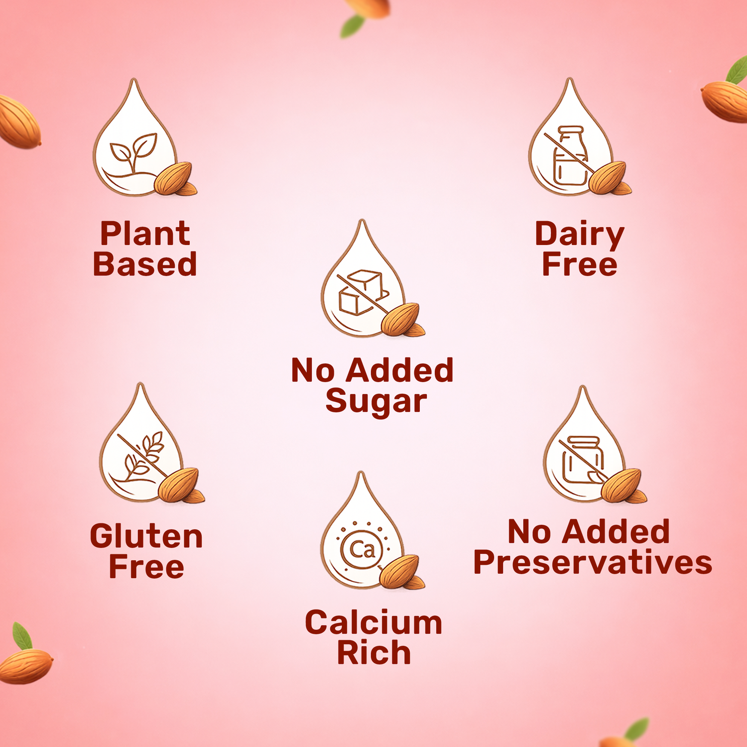 Almond Drink 1L- Plant Based, Gluten Free