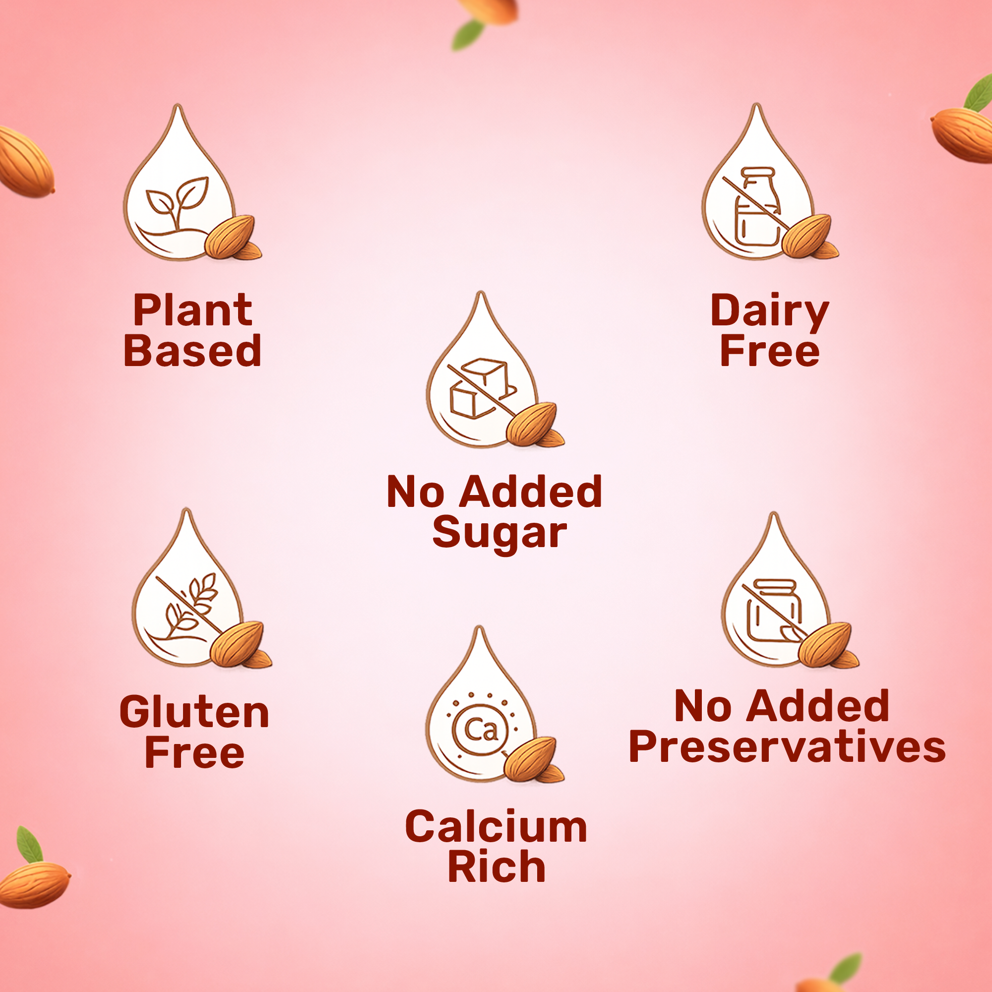 Almond Drink 1L- Plant Based, Gluten Free