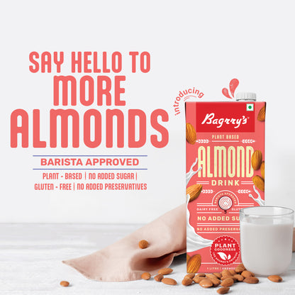 Almond Drink 1L- Plant Based, Gluten Free