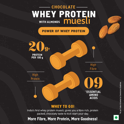 Whey Protein Muesli - Chocolate, Almonds