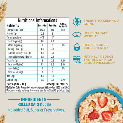 Rolled Oats - 100% Jumbo